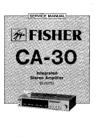 Fisher CA-30 - Service Manual 